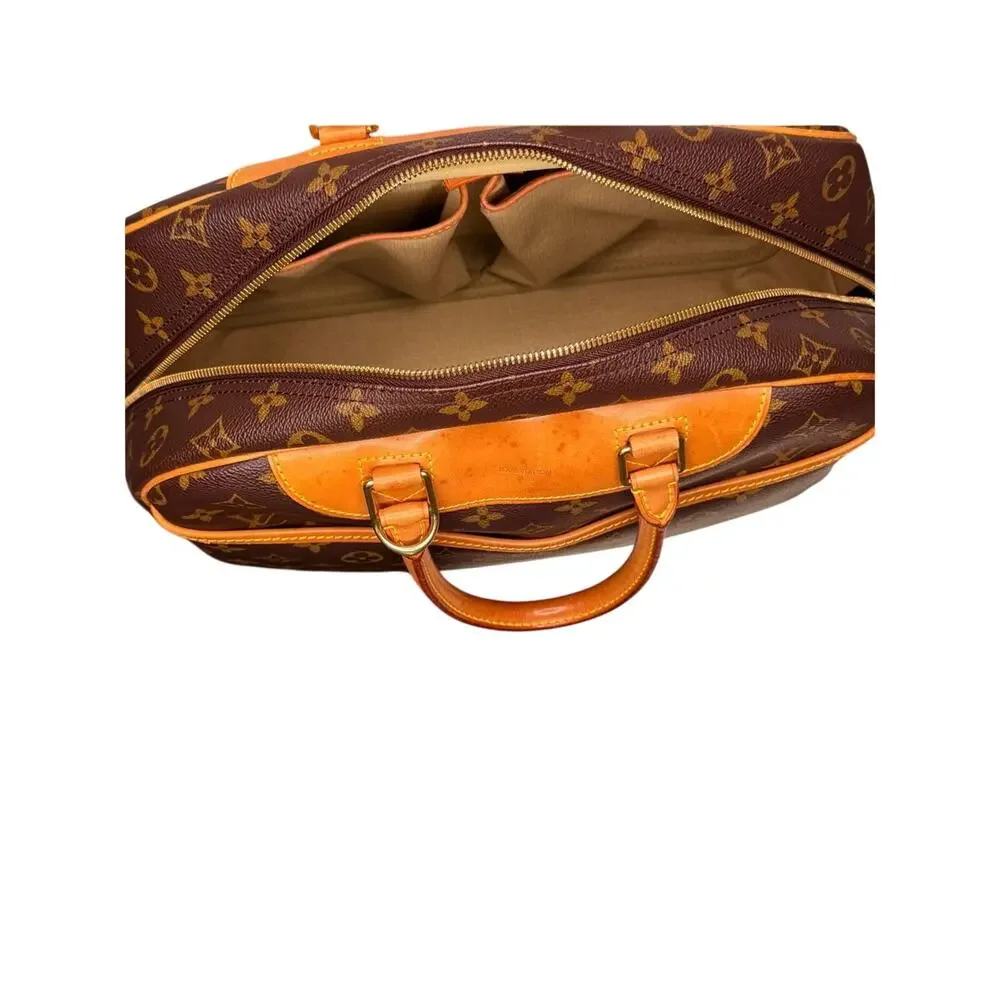 Louis Vuitton Deauville M47270 Monogram Bag + Lock+ Key #323